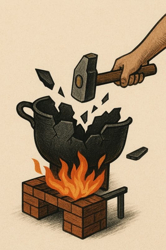 Education is an old pot