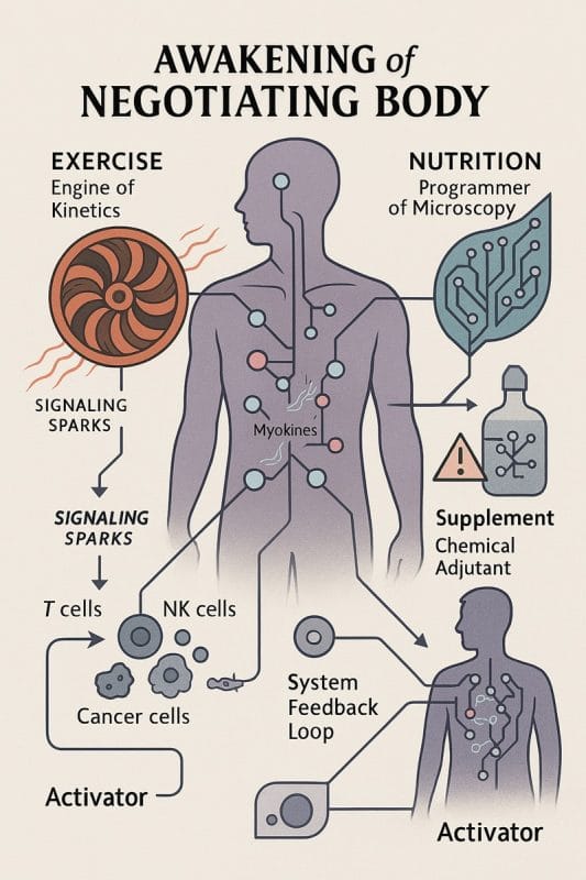 Exercise and nutrition a lifestyle path to cancer intervention